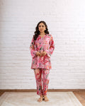 Artistic Painted Pink Blush Co-ord Set – Bold and Beautiful - Hukum Jaipur