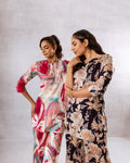 Vivid Whirl: Multi-Color Abstract Print Co-ord Set - Hukum Jaipur