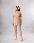 Ethereal White Lurex Cotton Co-ord Set - Hukum Jaipur