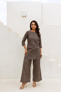 Edgy Cactus Black Cotton Co-ord Set - Hukum Jaipur