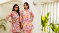 Petal Perfect: Pink Floral Cotton Co-ord Set - Hukum Jaipur