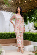 Pastel Garden Muslin Floral Co-ord Set Hukum Jaipur