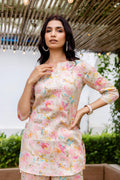 Pastel Garden Muslin Floral Co-ord Set Hukum Jaipur
