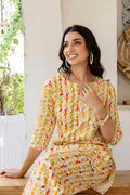 Citrus Radiance Muslin Co-ord Set Hukum Jaipur