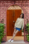 Golden Hour Striped Cotton Shirt - Hukum Jaipur