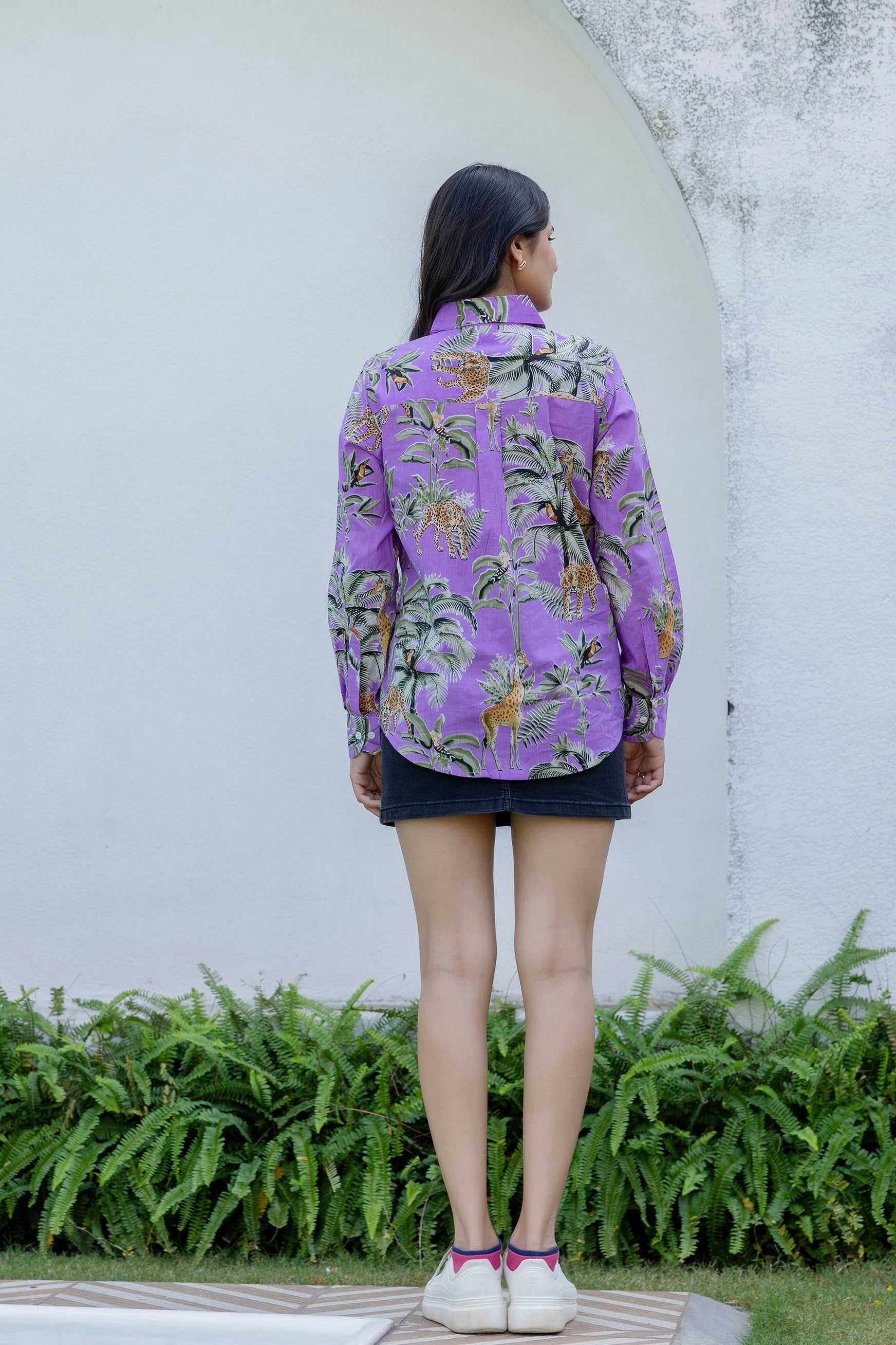 Jungle Majesty Cotton Shirt - Hukum Jaipur