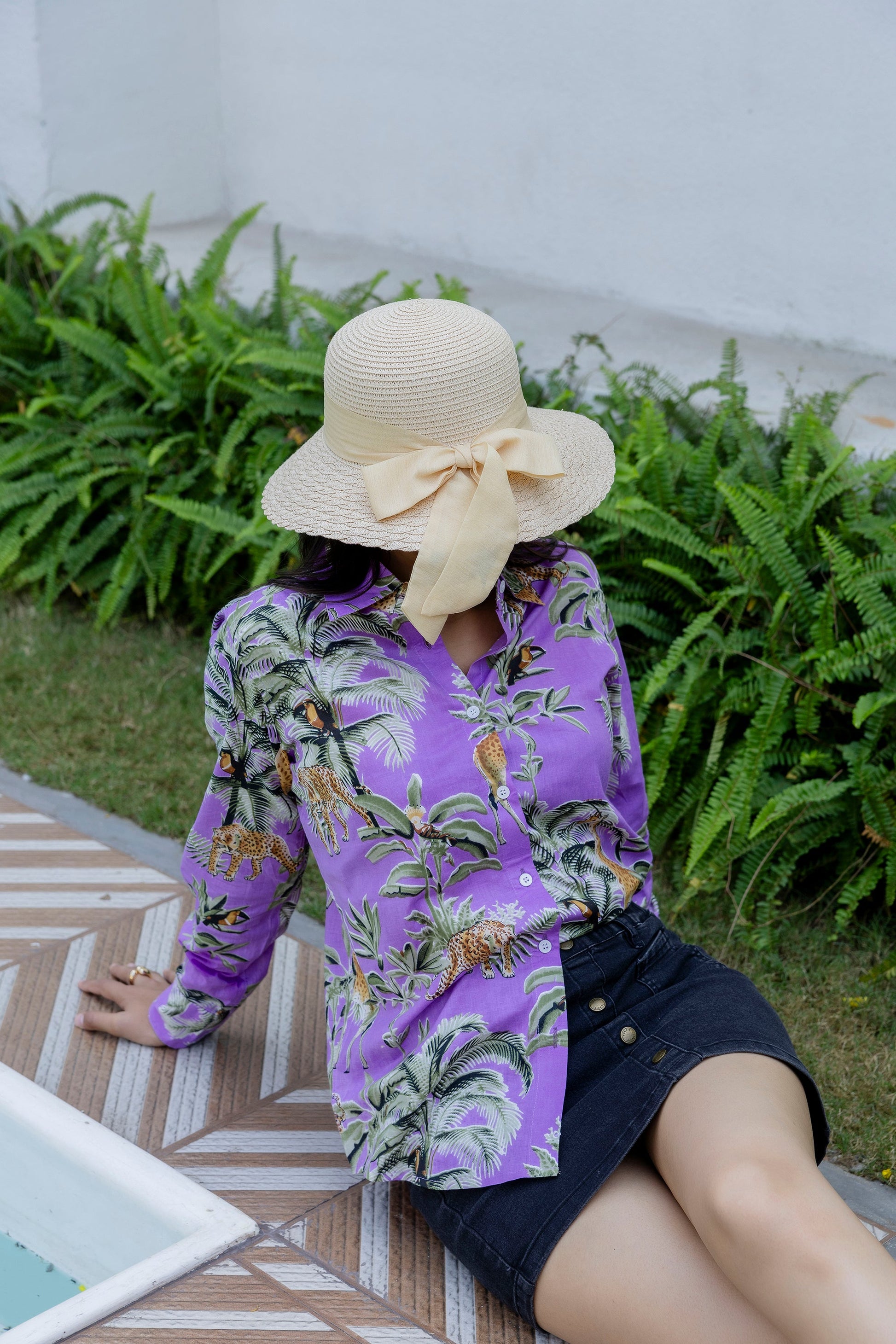 Jungle Majesty Cotton Shirt - Hukum Jaipur