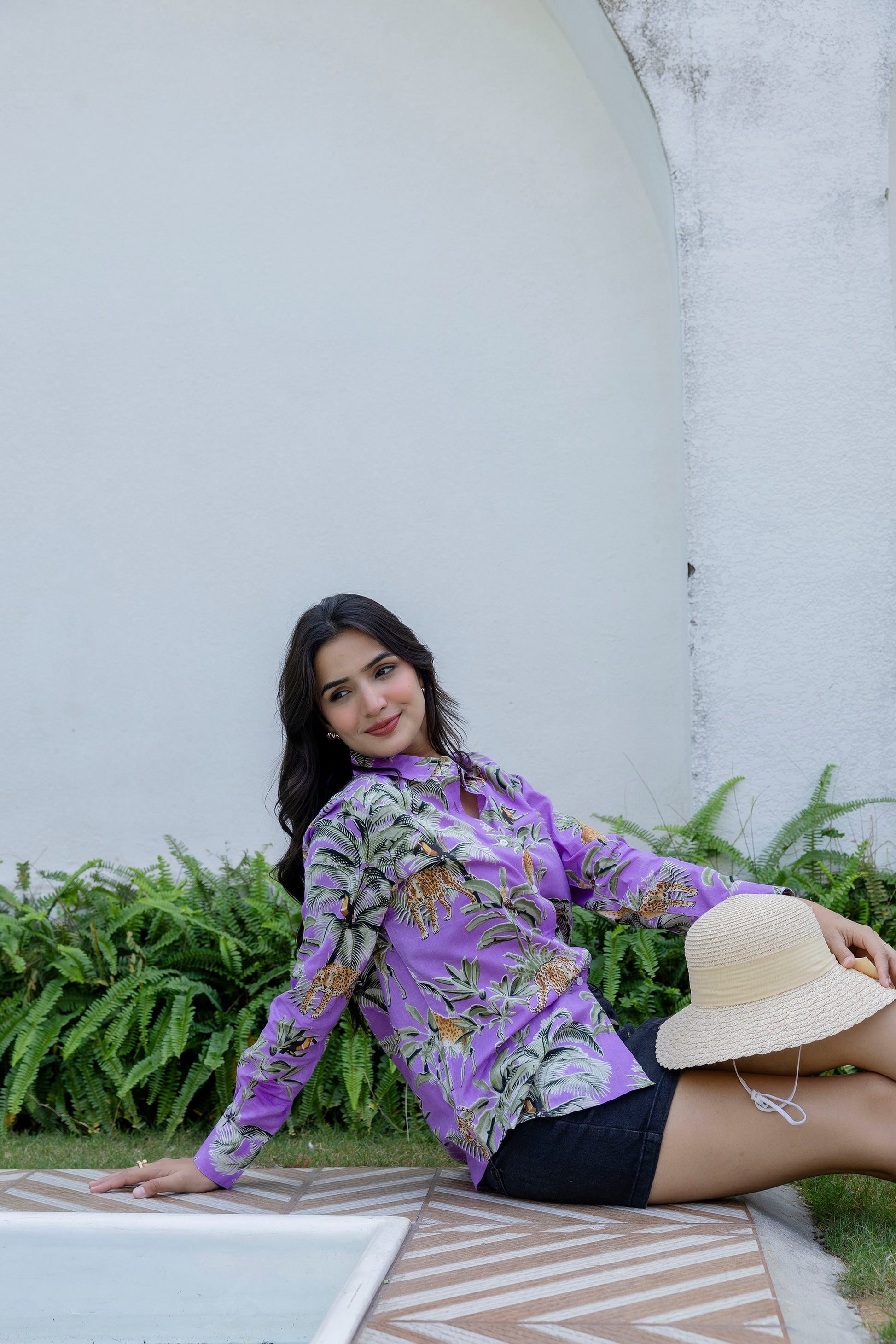 Jungle Majesty Cotton Shirt - Hukum Jaipur