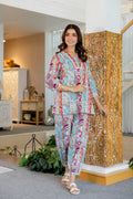 Coral Reef Dreams Cotton Co-ord Set - Hukum Jaipur