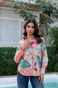 Bohemian Abstract Dream Cotton Shirt - Hukum Jaipur
