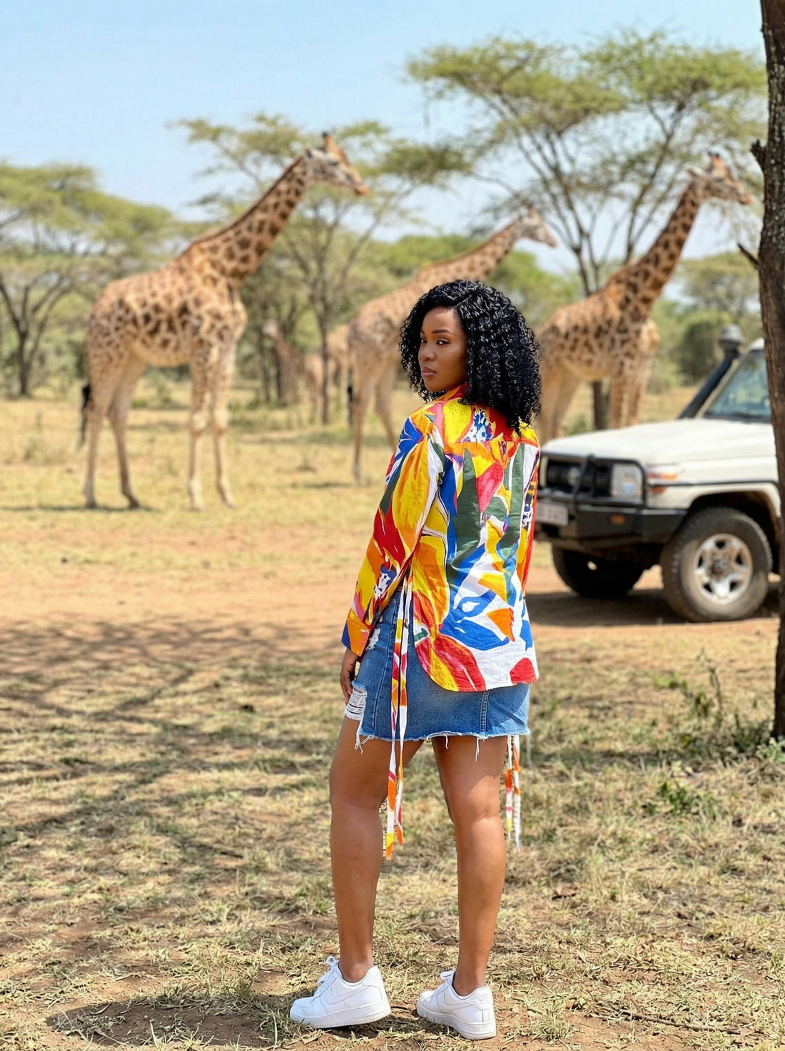 Artistic Freedom Colorful Abstract Art Cotton Shirt | Hukum Jaipur